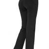 Bootleg Yoga Capris Pants with Pockets for Women