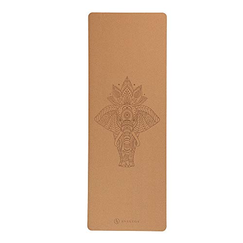 Premium Cork Yoga Mat - Eco-Friendly, Non-Slip, and Extra Long