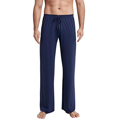 Lu's Chic Men's Pajama Pants Long Yoga Bottoms 1 Lu's Chic Men's Pajama Pants Long Yoga Bottoms