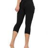 ODODOS Women's High Waisted Yoga Capris with Pocket