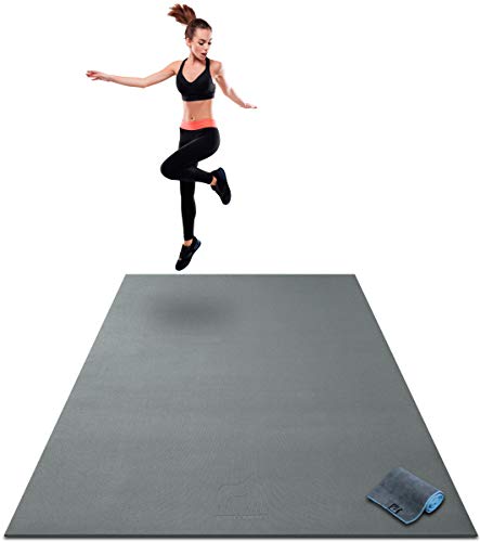 Premium Extra Large Exercise Mat - 7' x 5' x 1/4" Ultra Durable 1 Premium Extra Large Exercise Mat - 7' x 5' x 1/4" Ultra Durable