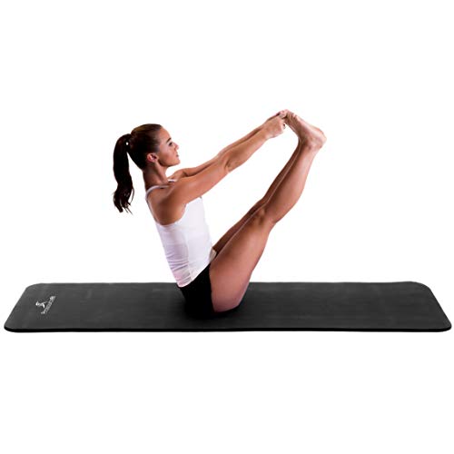 31tqN+49m2L ProsourceFit Extra Thick Yoga and Pilates Mat ½