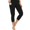 ODODOS Women's High Waisted Yoga Capris with Pocket