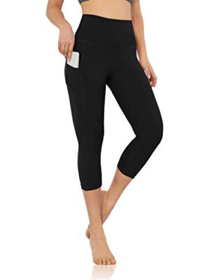 ODODOS Women's High Waisted Yoga Capris with Pocket