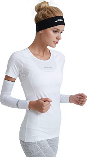 Yoga Solid Moisture Wicking Stretchy Seamless Headband for Sports