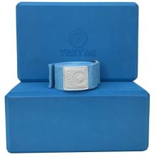 Teeyar Yoga Block Strap Set 2 Pack Odorless EVA Foam