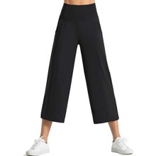 Dragon Fit Women Split Bootleg Yoga Capris Pants