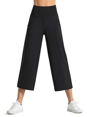 Dragon Fit Women Split Bootleg Yoga Capris Pants