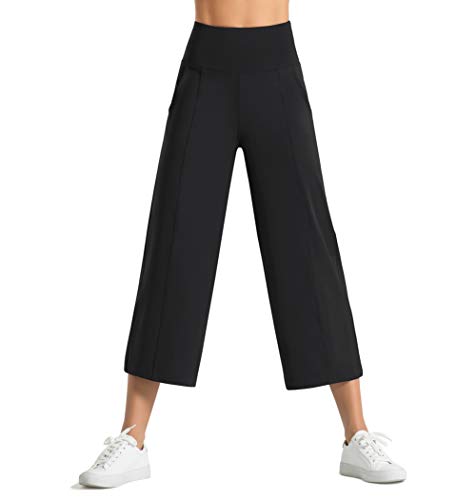 Dragon Fit Women Split Bootleg Yoga Capris Pants