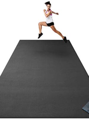 Premium Extra Large Exercise Mat - 12' x 6' x 1/4" Ultra Durable