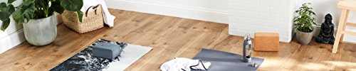 Gaiam Yoga Block + Yoga Strap Set, Grey