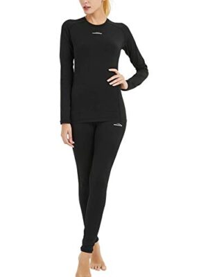 COOLOMG Compression Shirt + Leggings Thermal Set