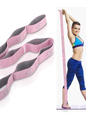DeHub Stretch Strap, Elastic Yoga Stretching Strap
