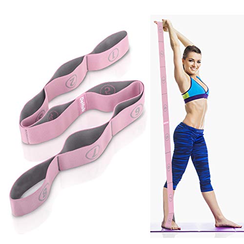 DeHub Stretch Strap, Elastic Yoga Stretching Strap