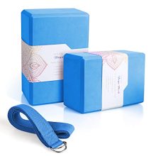 Arltb Yoga Block 2 Pack Yoga Bricks 9" x 6"x 4" with Metal