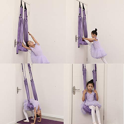 ZDNALS Adjustable Leg Stretching Strap Yoga Trapeze
