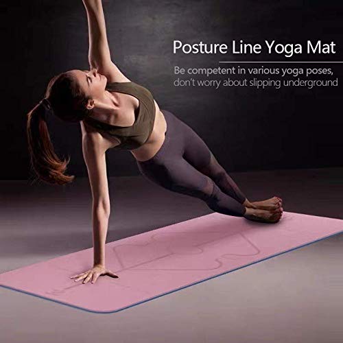 41-M5-EoWBL Yoga Mat Thick, Tpe Non Slip Yoga Mats