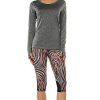 Workout Long Sleeve Shirts: Elevate Your Fitness in Charcoal, Ideal for Yoga, Running, and Gym (Size L)