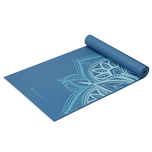Gaiam Yoga Mat Premium Print Extra Thick Non Slip Exercise
