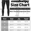 Men's Thermal Compression Base Layer Pants - Ideal for Running, Workout, and Yoga