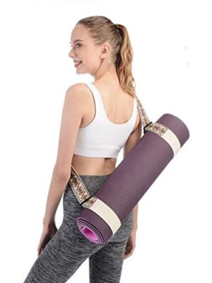 Yoga Mat Strap-Strap with Ethnic Printed Organic Cotton