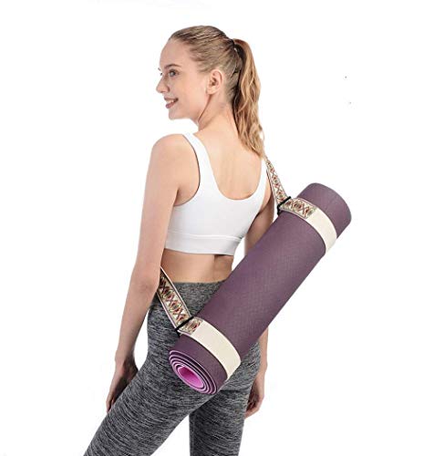 Yoga Mat Strap-Strap with Ethnic Printed Organic Cotton