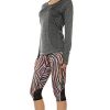 Workout Long Sleeve Shirts: Elevate Your Fitness in Charcoal, Ideal for Yoga, Running, and Gym (Size L)