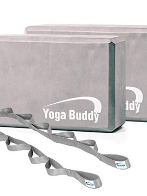Roller Buddy Yoga Block Stretch Out Strap Set