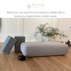Satya Living Yoga Bolster Set for Restorative Yoga and Meditation