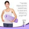 Tidy Mat Yoga Mat Cleaner Wipes, 30 Wipes