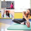 Teal Yoga Mat Set: Strap, Yoga Blocks, Yoga Strap, and 2 Microfiber Yoga Towels