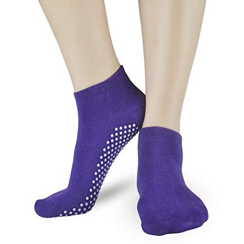 411LYIIDCuL Pilates Yoga Non Slip Skid Socks - Elutong 4 Pack