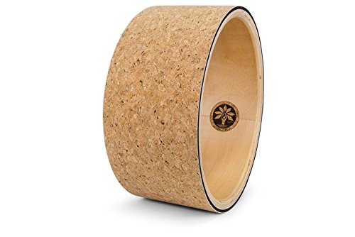 Moisture-Resistant Premium Cork Yoga Wheel 1 Sustainable Strength: Premium Cork Yoga Wheel - Non-Slip, Tender, Sturdy, Moisture-Resistant with Yoga Wheel Guide Included.