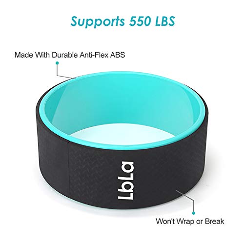 411aP9PMlyL LBLA Yoga Wheel 13 x 5 Inches Durable, Comfortable Yoga