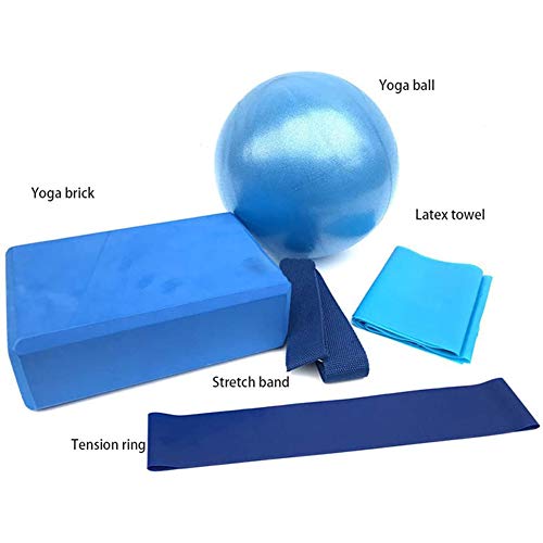 411jA8Fc8UL.SL1500 Yoga Mat Non-Slip Resistance Band Exercise Kit