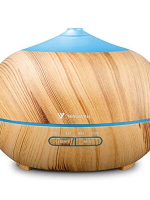 Diffusers for Essential Oils, 400ml Ultrasonic Essential Oil Diffuser