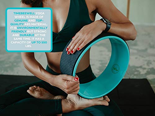 TimeBeeWell Yoga Wheel Plus Prop Bag - 13 x 5.1 inch