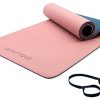 Yoga Mat with Strap, 1/3 Inch Extra Thick Yoga Mat