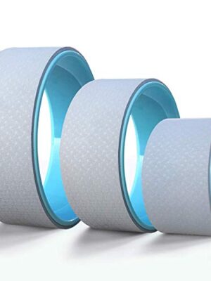 3-Pack Yoga Wheel Set for Muscle Relaxation, Stretching, and Pain Relief.