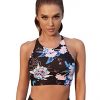 KerryKreey Womens Longline Sports Bra Strappy