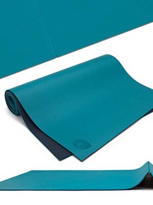 Navy Blue Koru Fold Roll Yoga Mat