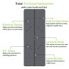 Heathyoga ProGrip Non Slip Yoga Mat with Alignment Lines