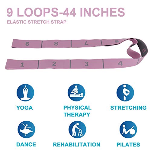 Stretch Band Strap for Yoga Physical Therapy Dance Workout