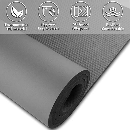 412zNPKQvRL Yoga Mat 31.5 inch 10mm ,LFS Extra Wide and Extra Thick Non Slip