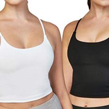 DEVOPS Women's 2-Pack Padded Sport Bra