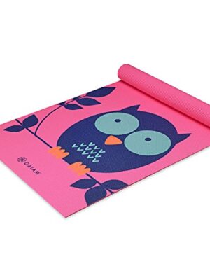 Gaiam Kids Yoga Mat Exercise Mat, Yoga for Kids with Fun Prints