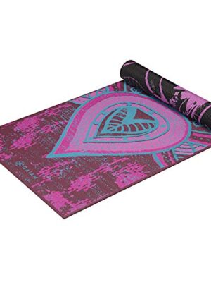 Gaiam Yoga Mat Premium Print Reversible Extra Thick