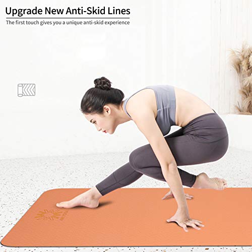 413h3s8gVUL wwww Yoga Mat Extra Thick 1/4 , 1/3 Inch Non Slip