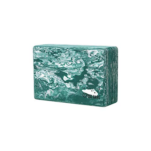 Yogi Bare Non Slip Foam Yoga Block - Improves Balance and Support