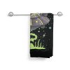 Rick and Morty UFO Highly Absorbent Hand Towel - Soft and Breathable for Bath, Gym, Travel, Kitchen & More
